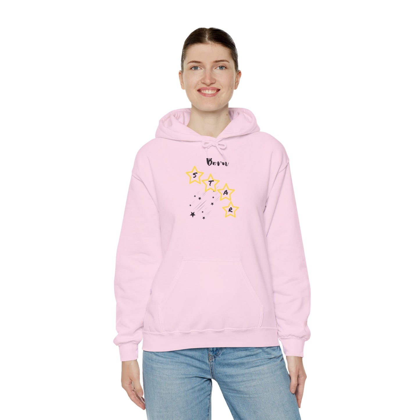 Hoodie — 'Born Star' Minimalist Star Constellation Pullover