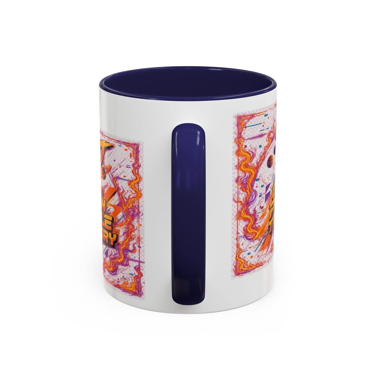 Accent Coffee Mug — "GPT: Grown People Territory" Bold Graphic Coffee Cup