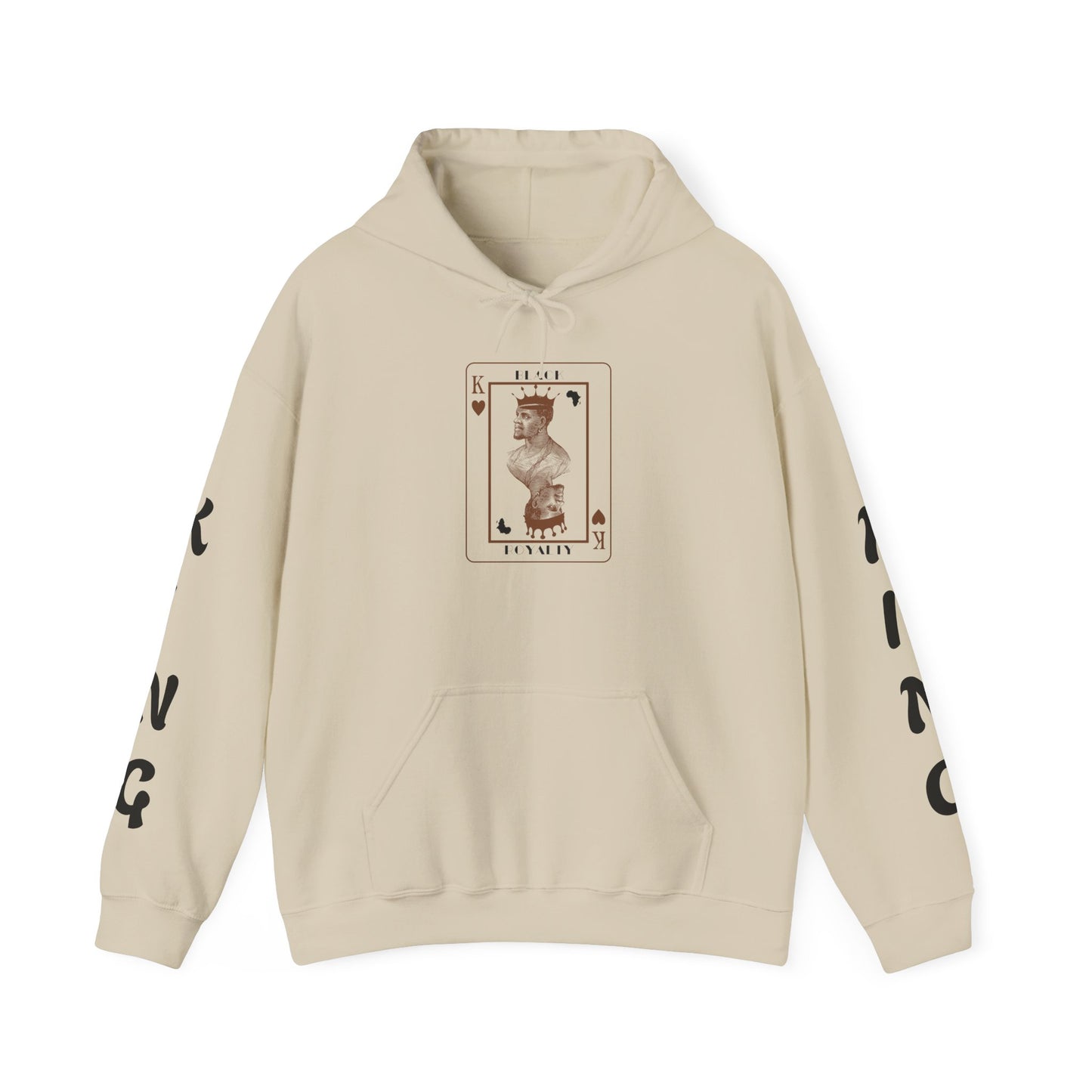 King of Hearts Hoodie — Classical Sculpture Playing Card Sweatshirt