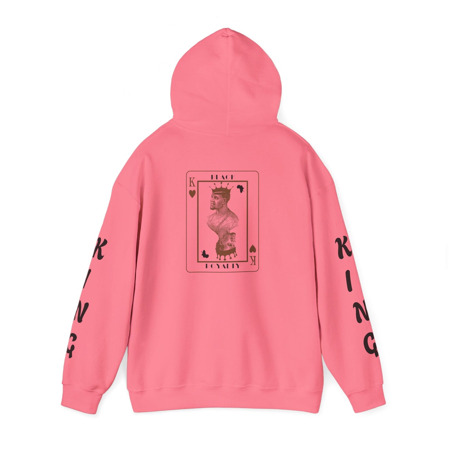 King of Hearts Hoodie — Classical Sculpture Playing Card Sweatshirt