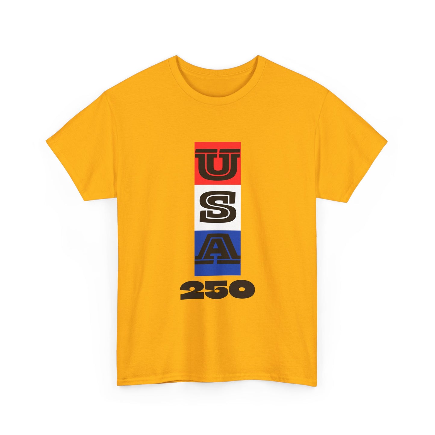 Patriotic USA Unisex Heavy Cotton Tee | USA 250