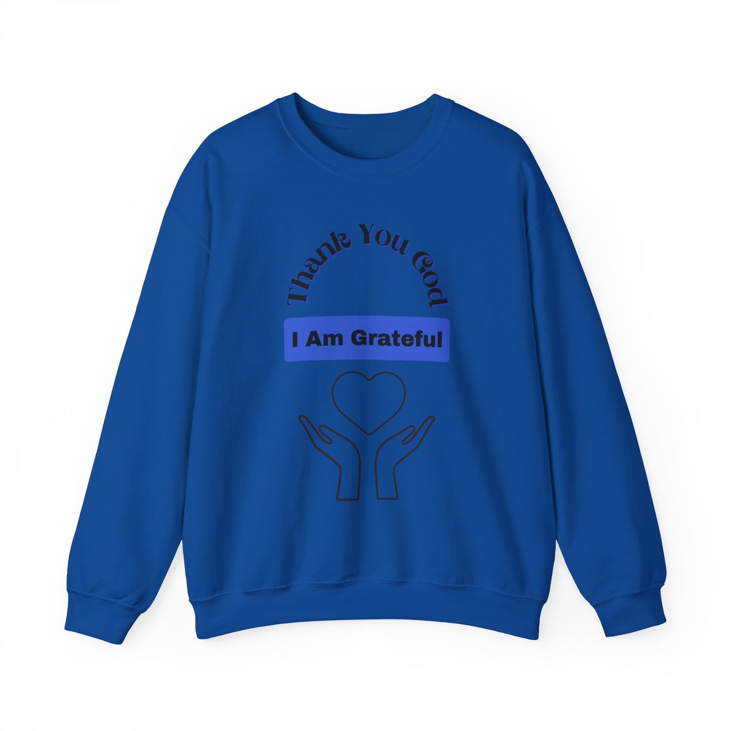 "I Am Grateful" - Crewneck Sweatshirt - Unisex Heavy Blend™