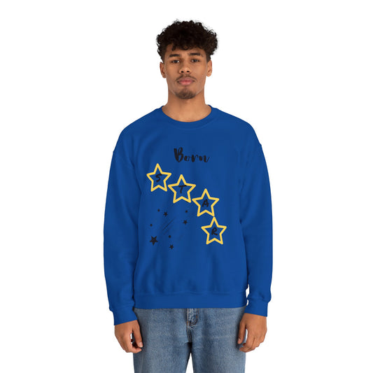 "Born Star' Unisex Heavy Blend™ Crewneck Sweatshirt - Cozy Inspiration for Every Occasion