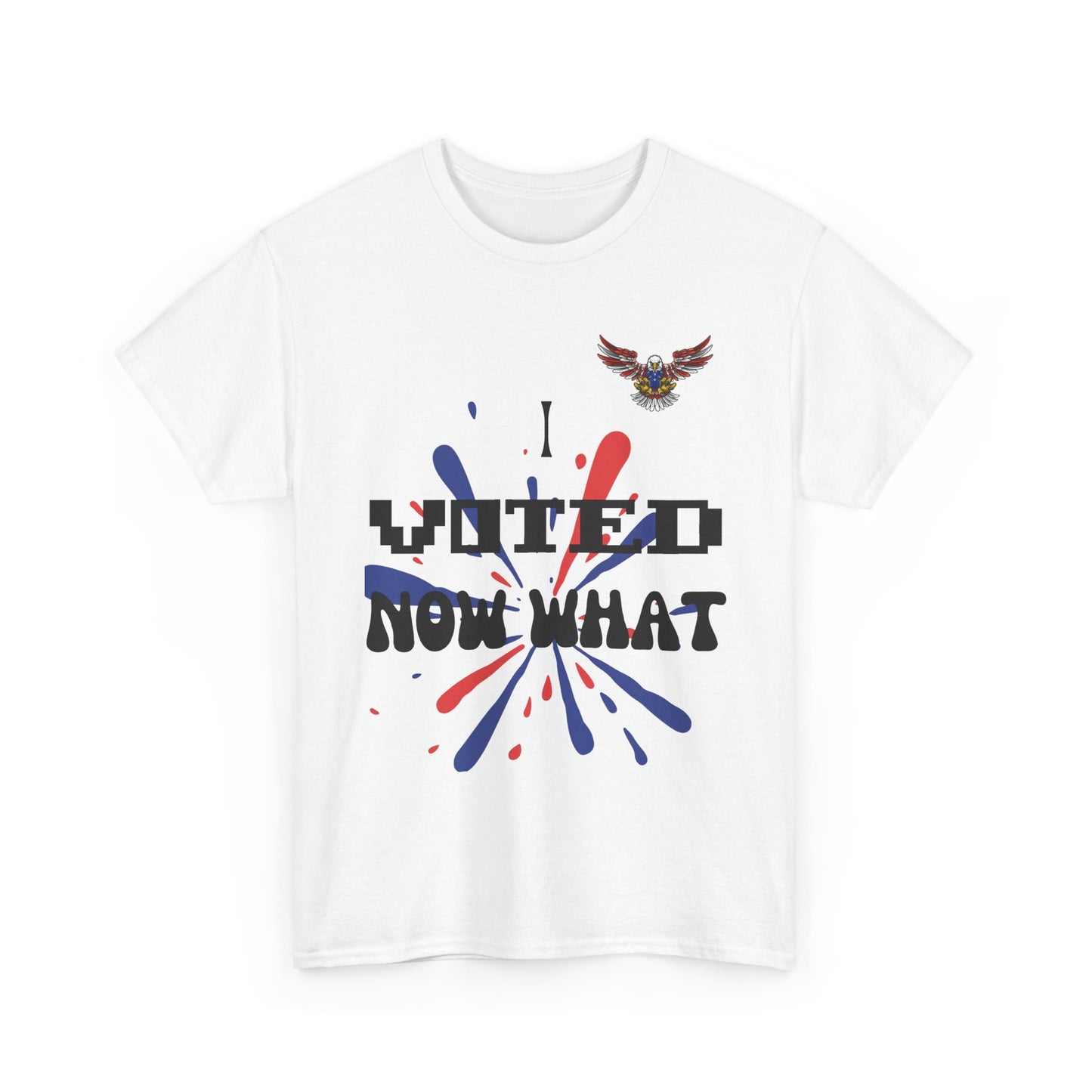 I Voted Unisex Heavy Cotton Tee - Celebrate Voting, Political Humor Shirt, Election Day Apparel, Gift for Voters, Mindful Fashion