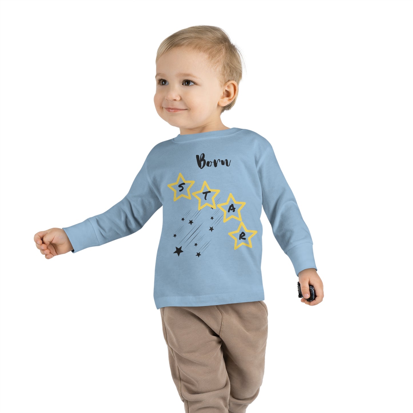 "Born Star" - Toddler Long Sleeve Tee