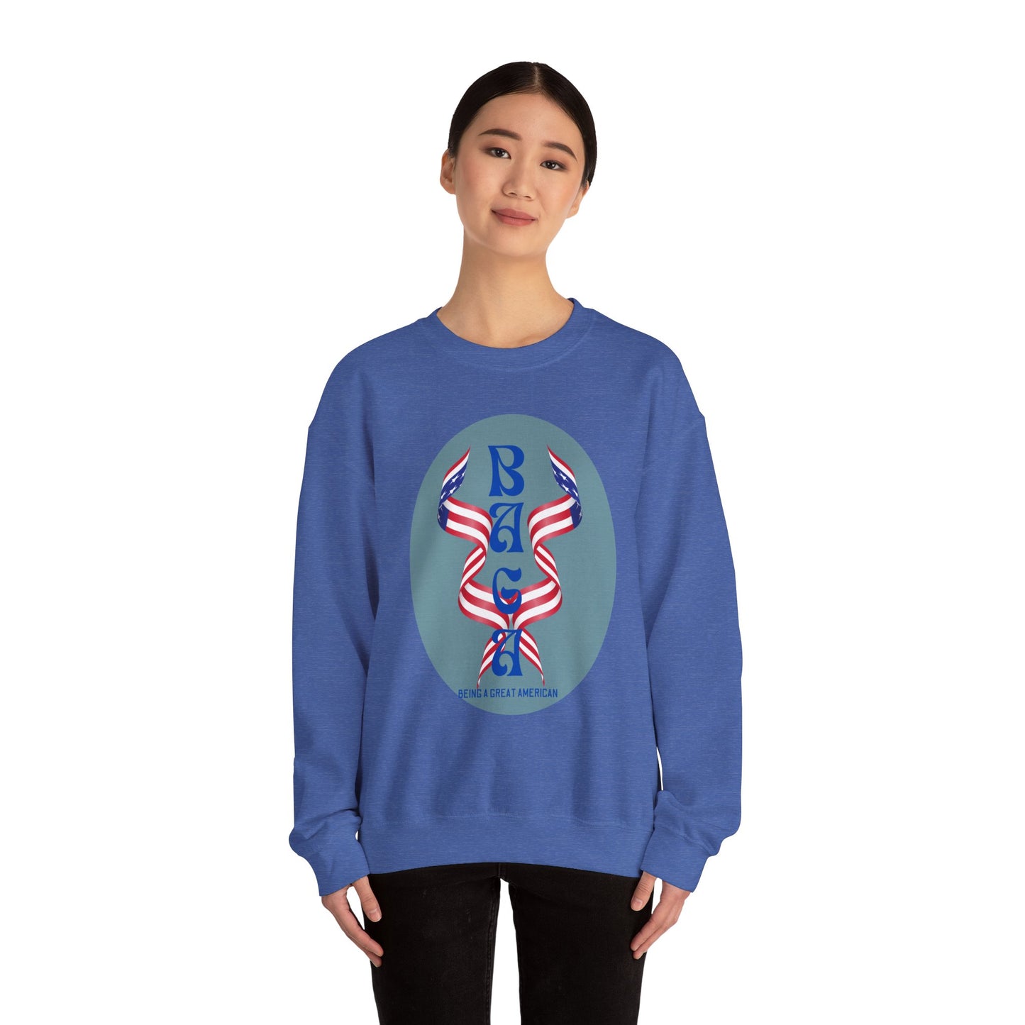 Patriotic Unisex Crewneck Sweatshirt - Being A Great American