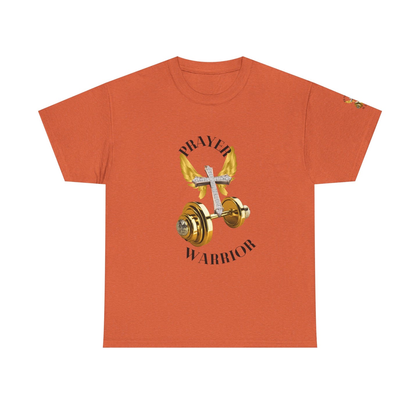 Holy: "Prayer Warrior" - Unisex Heavy Cotton Tee - Motivational T-Shirt (Adults)