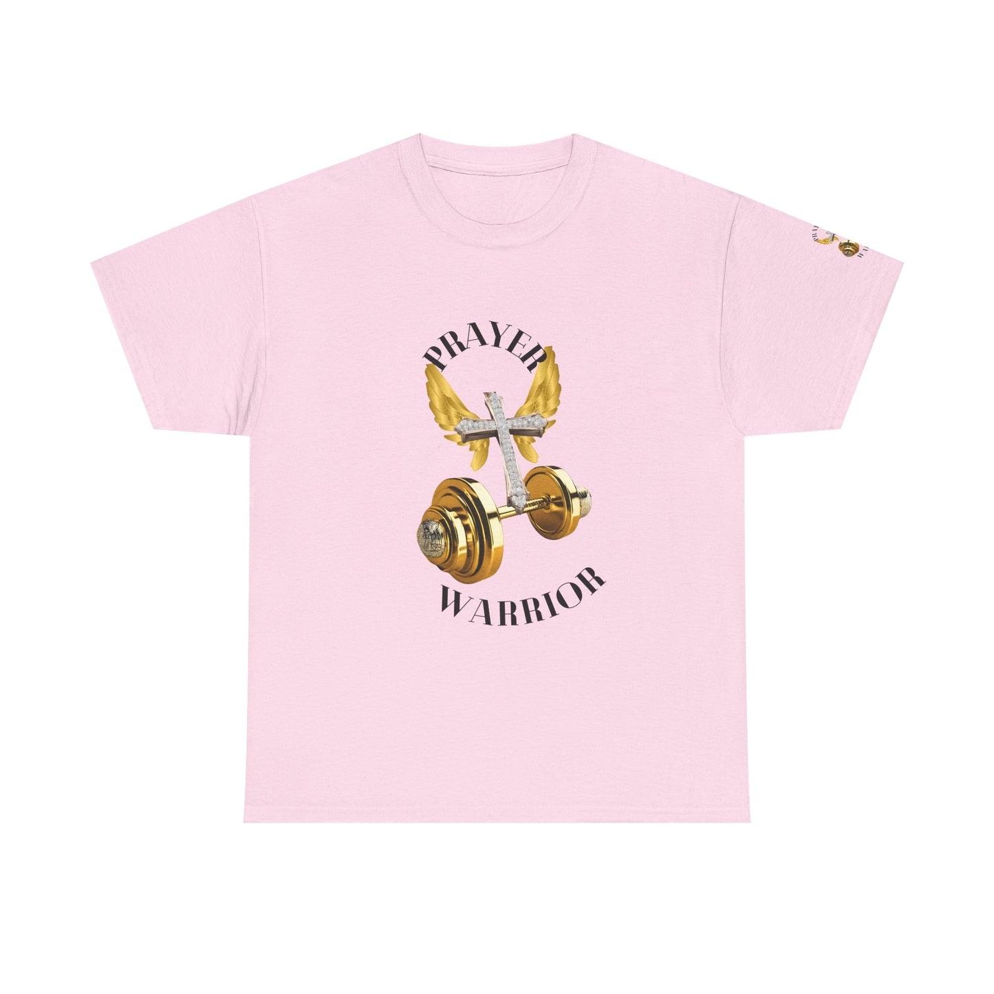 Holy: "Prayer Warrior" - Unisex Heavy Cotton Tee - Motivational T-Shirt (Adults)