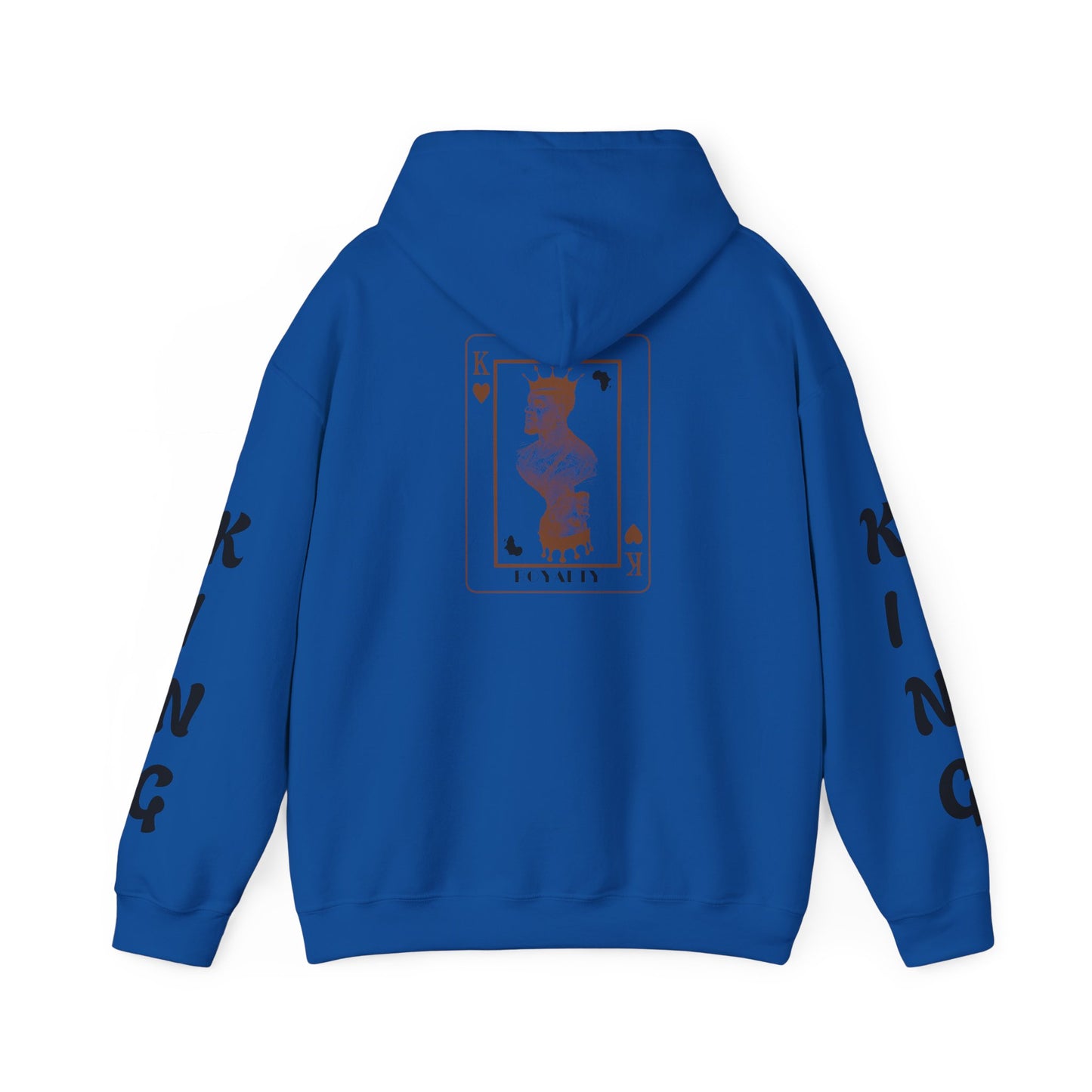 King of Hearts Hoodie — Classical Sculpture Playing Card Sweatshirt