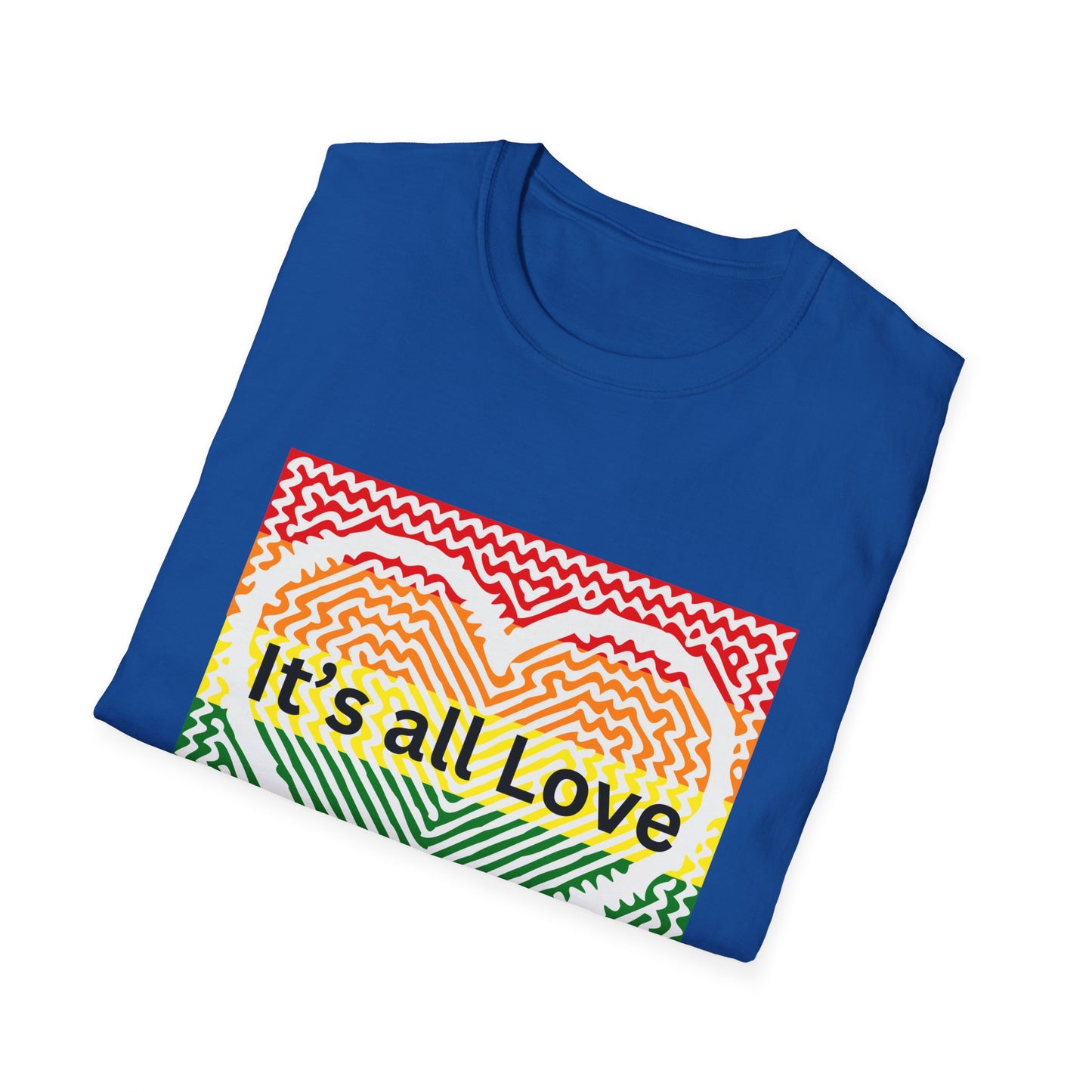 It's All Love Rainbow Heart T-Shirt