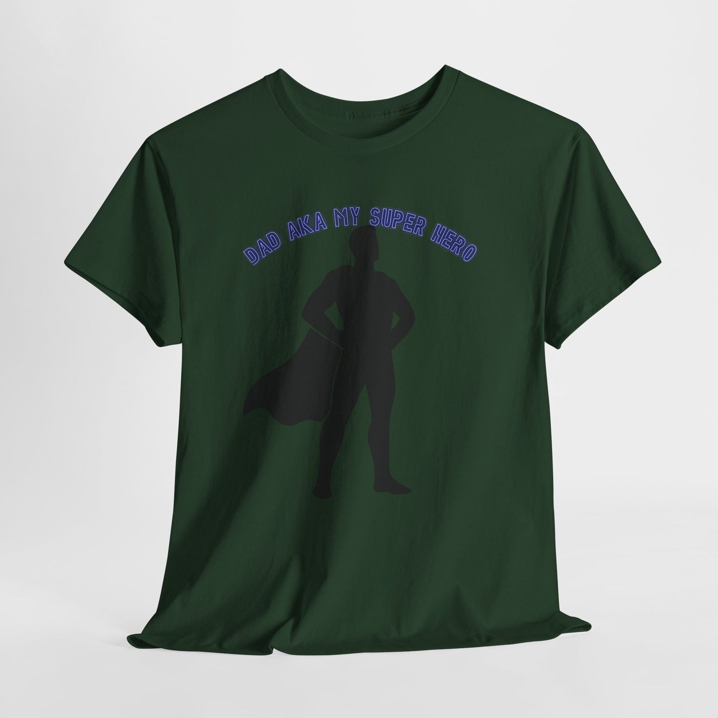 Superhero Dad T‑Shirt – “Dad Aka My Super Hero” Graphic Tee
