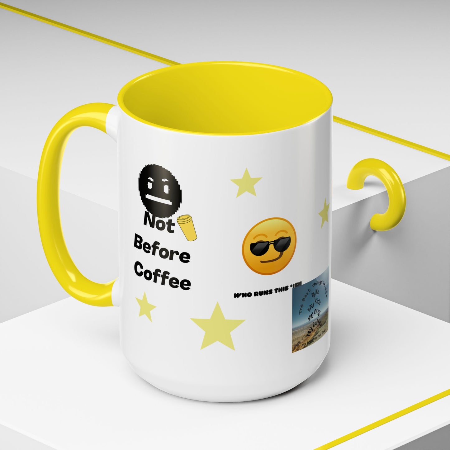 All About Coffee - Coffee Mug — Cute Coffee Quotes Accent Mug (11/15oz)
