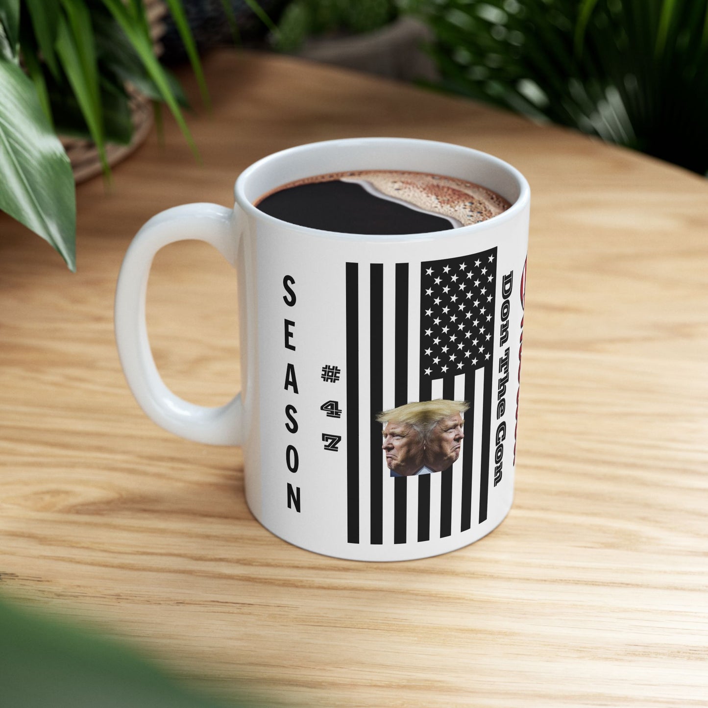 Patriotic Ceramic Mug  - 'Don The Con' Design, 11oz & 15oz