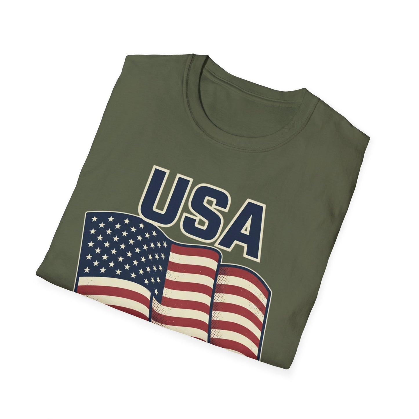 USA Flag T-Shirt — Patriotic 'USA 250' Graphic Tee
