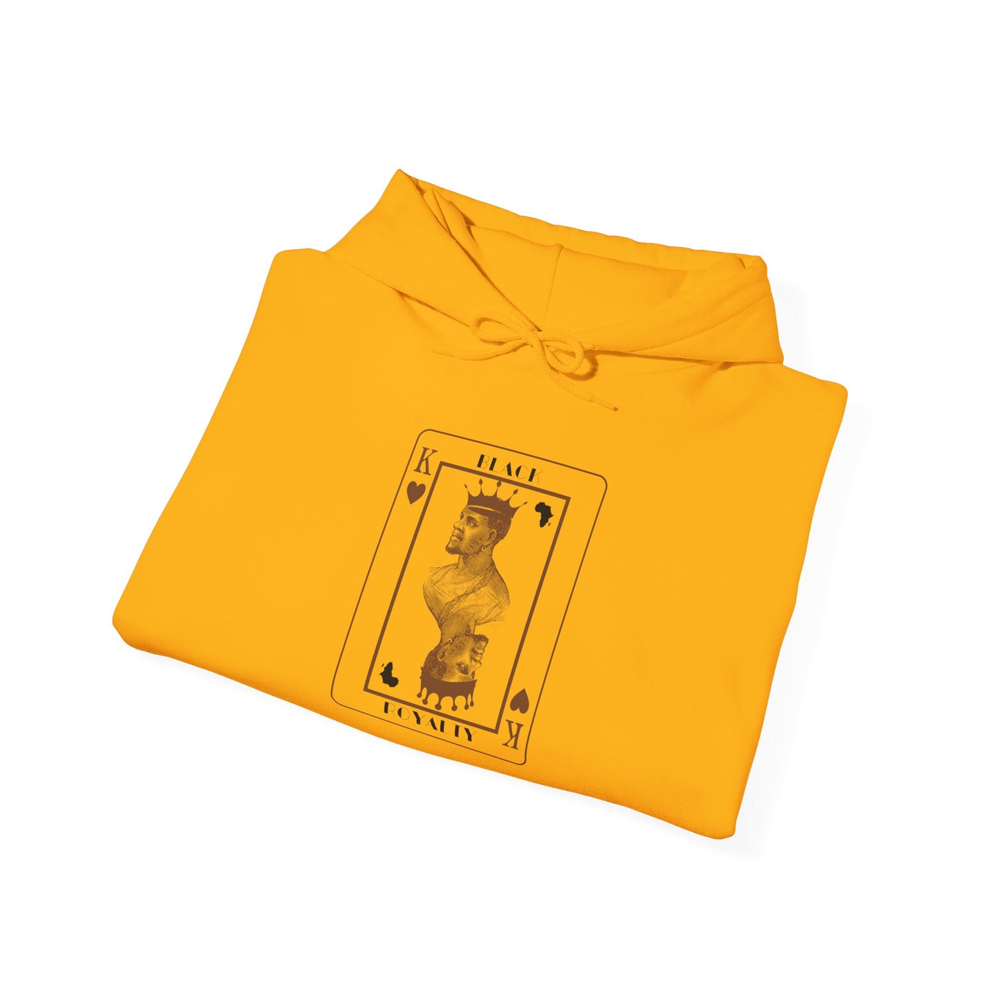 King of Hearts Hoodie — Classical Sculpture Playing Card Sweatshirt