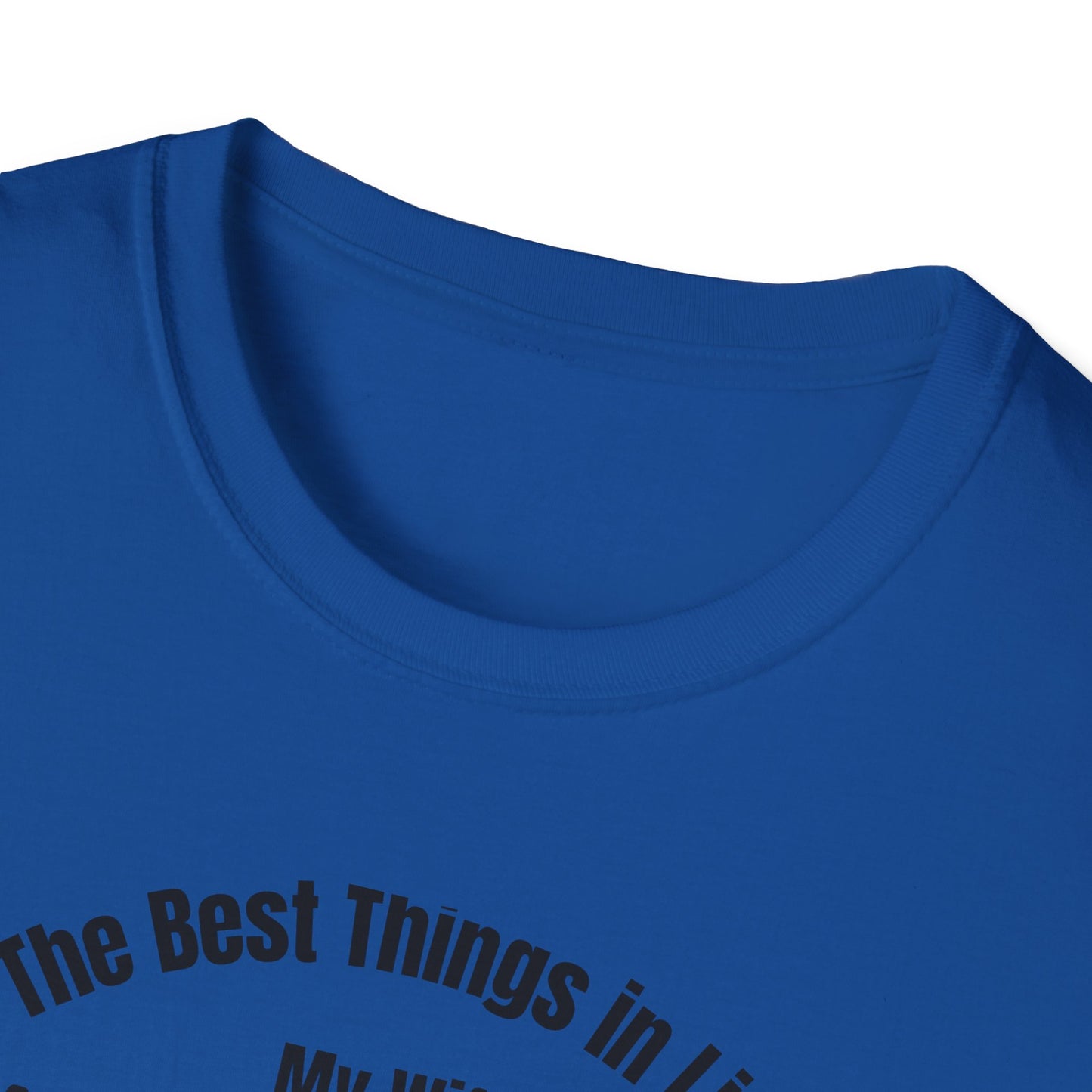 Soccer Family T-Shirt — “The Best Things in Life: My Wife, My Kids, My Dog, Soccer”