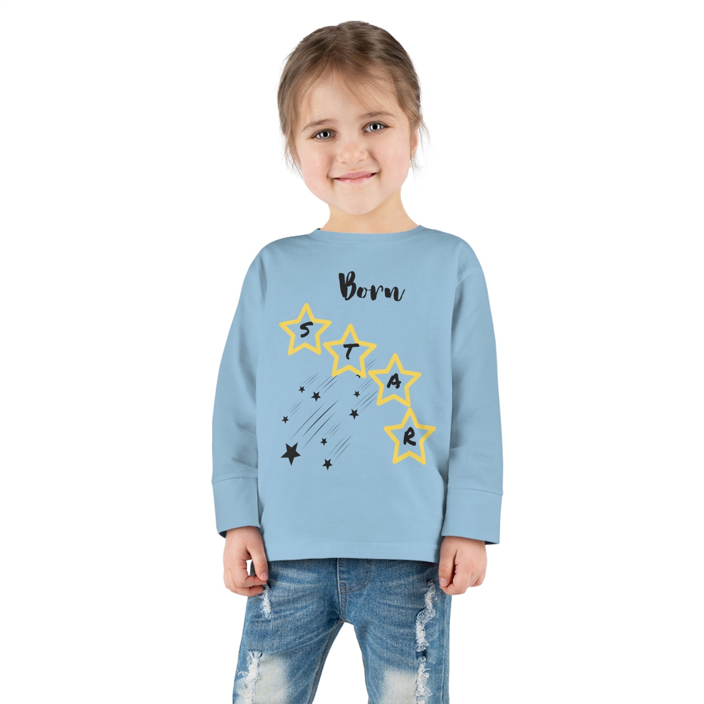 "Born Star" - Toddler Long Sleeve Tee