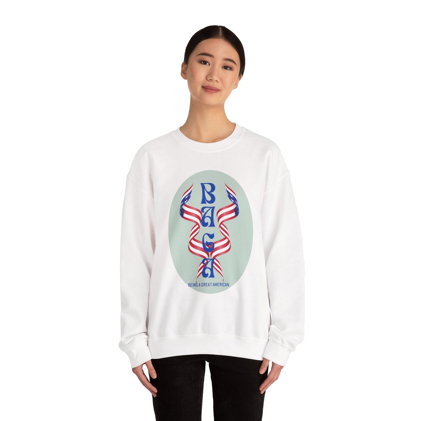 Patriotic Unisex Crewneck Sweatshirt - Being A Great American