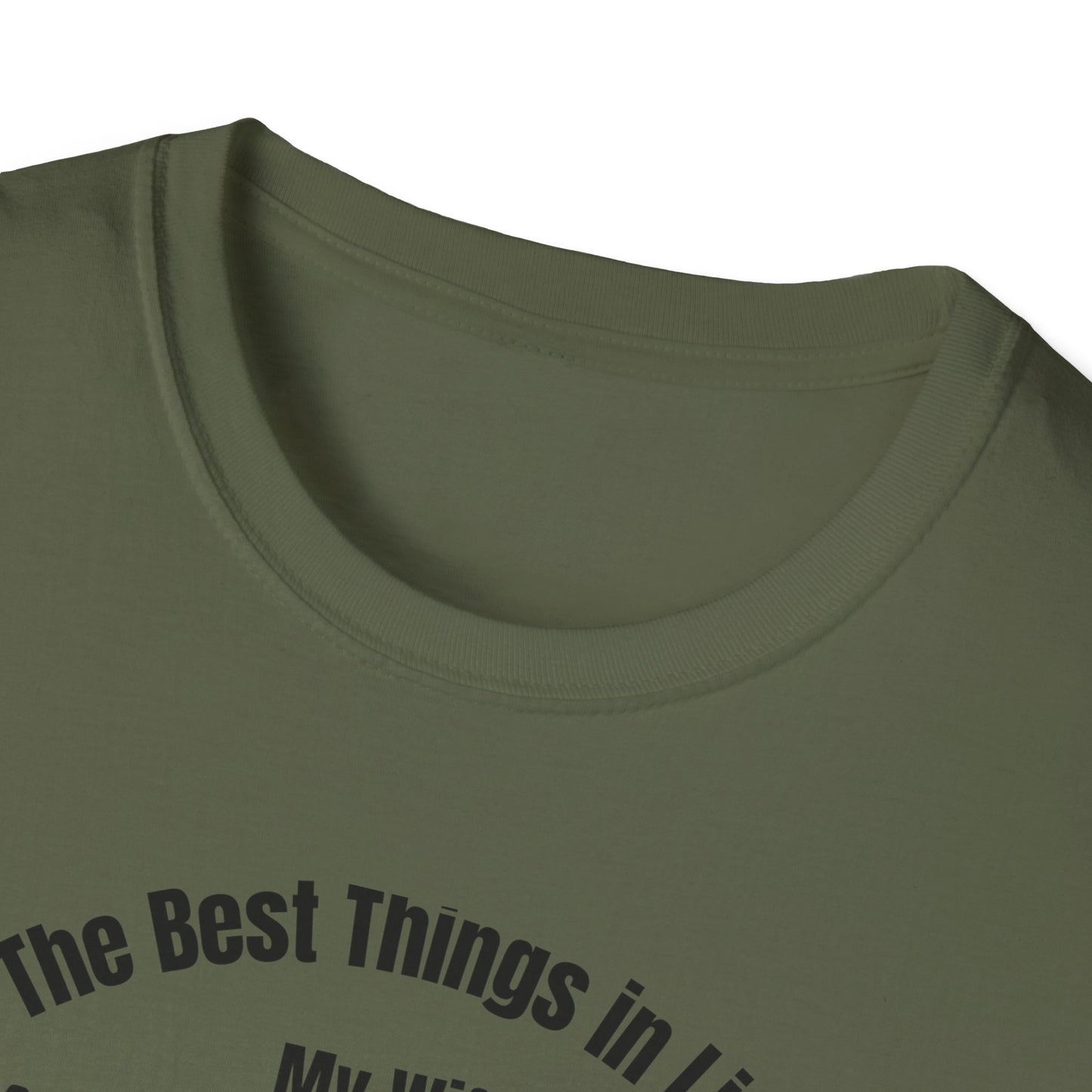 Soccer Family T-Shirt — “The Best Things in Life: My Wife, My Kids, My Dog, Soccer”