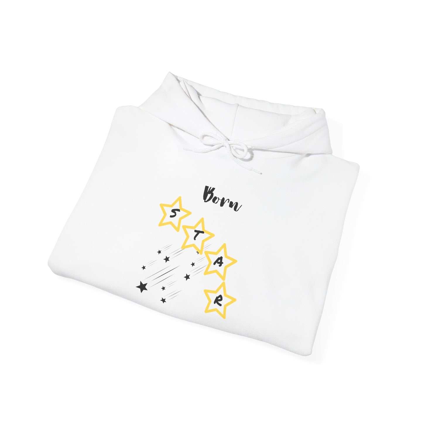 Hoodie — 'Born Star' Minimalist Star Constellation Pullover