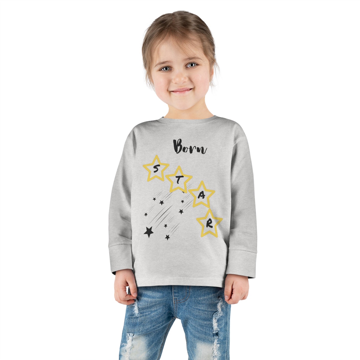 "Born Star" - Toddler Long Sleeve Tee