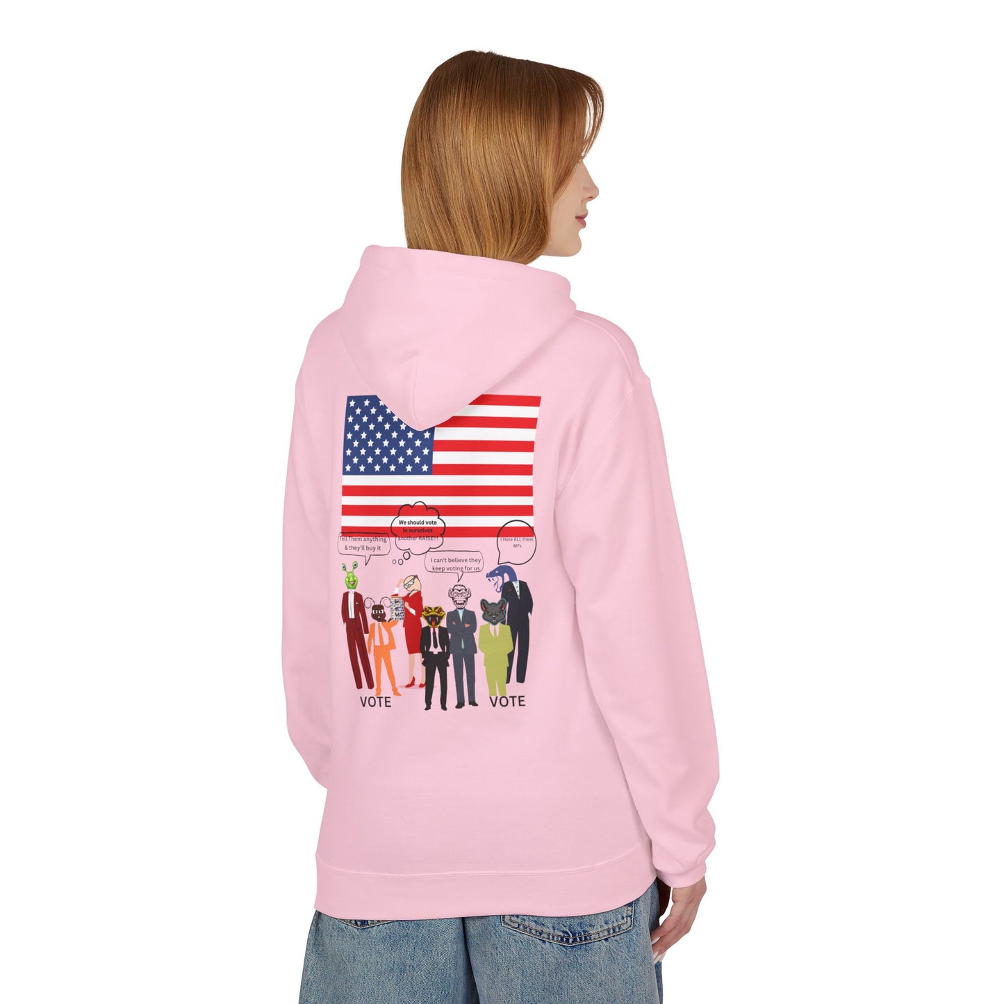 USA University 250 Yrs Hoodie — Patriotic Political Statement Graphic