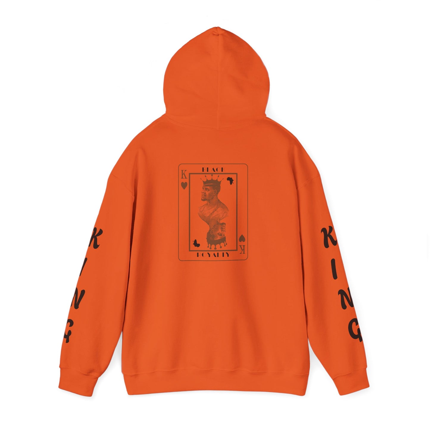 King of Hearts Hoodie — Classical Sculpture Playing Card Sweatshirt
