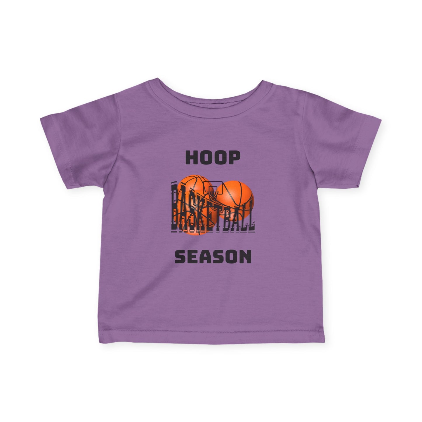 "Hoop Season" Baby Jersey Shirt -- Infant Basketball Tee