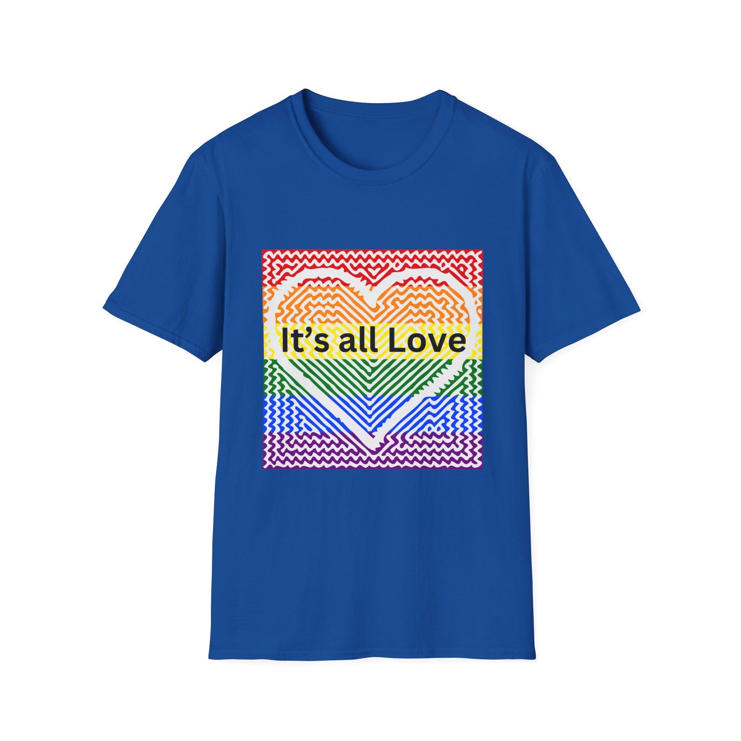 It's All Love Rainbow Heart T-Shirt