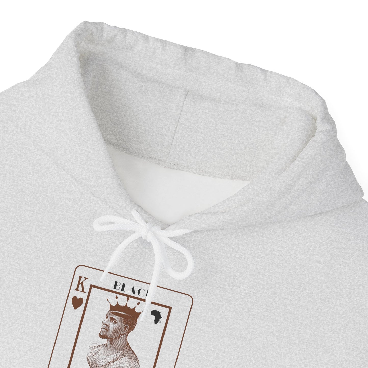 King of Hearts Hoodie — Classical Sculpture Playing Card Sweatshirt