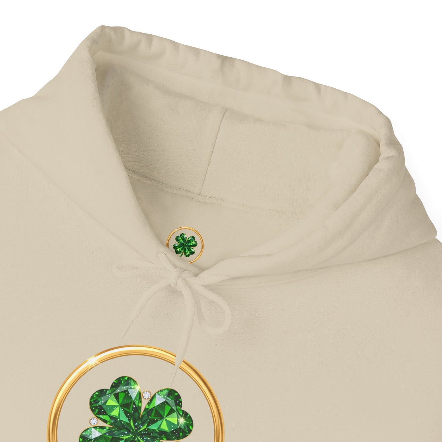 St. Patrick’s Day Lucky Pot Hoodie — Gold Pot of Money Shamrock Sweatshirt