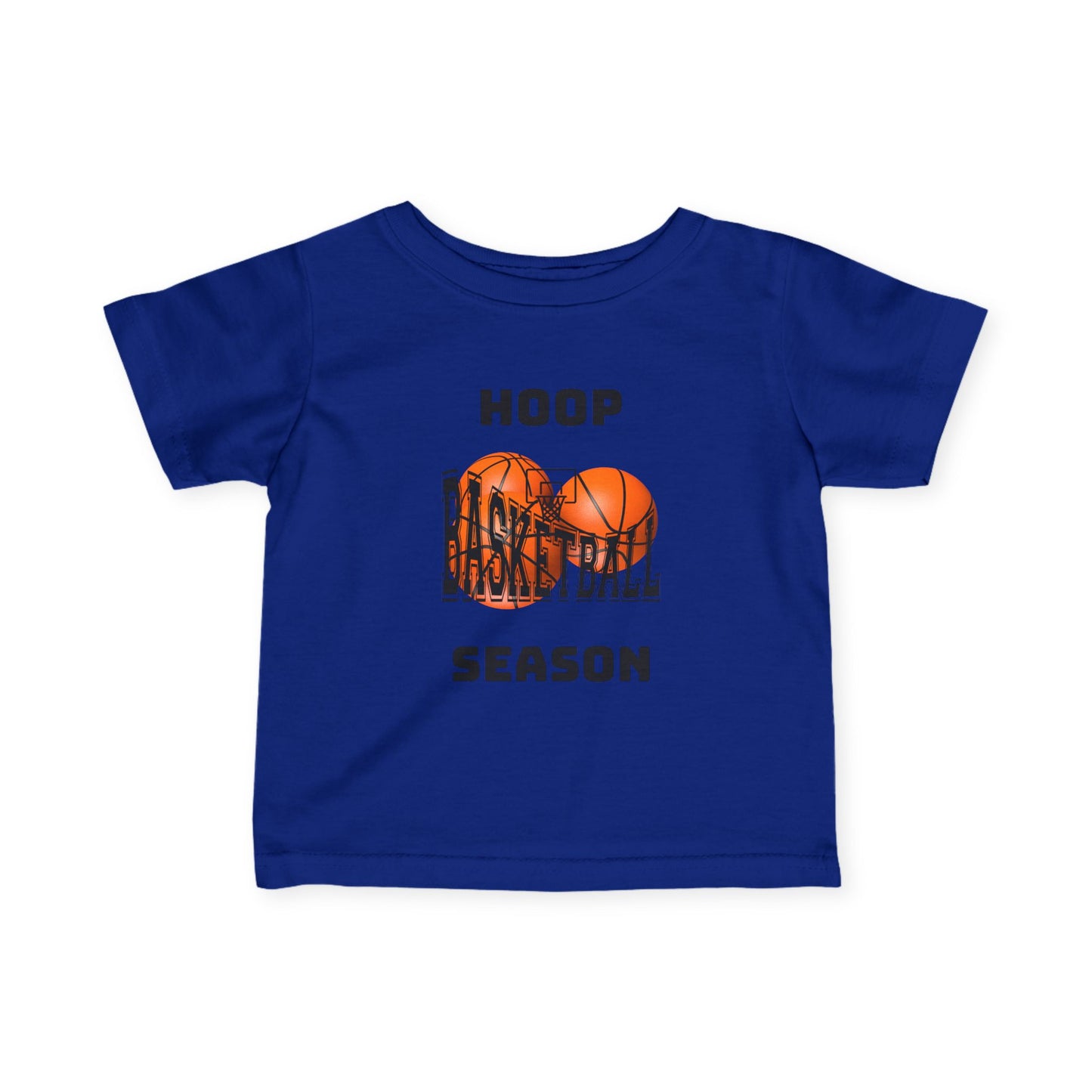 "Hoop Season" Baby Jersey Shirt -- Infant Basketball Tee