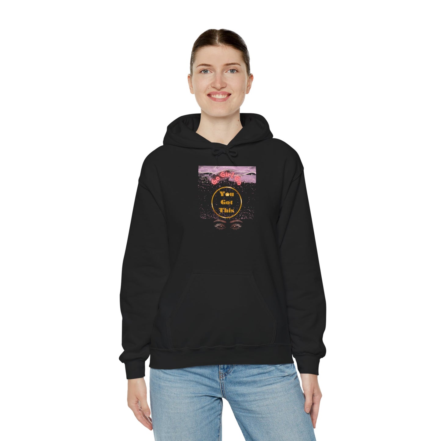 Go Girl University Hoodie — 'You Got This' Motivational Women's Sweatshirt