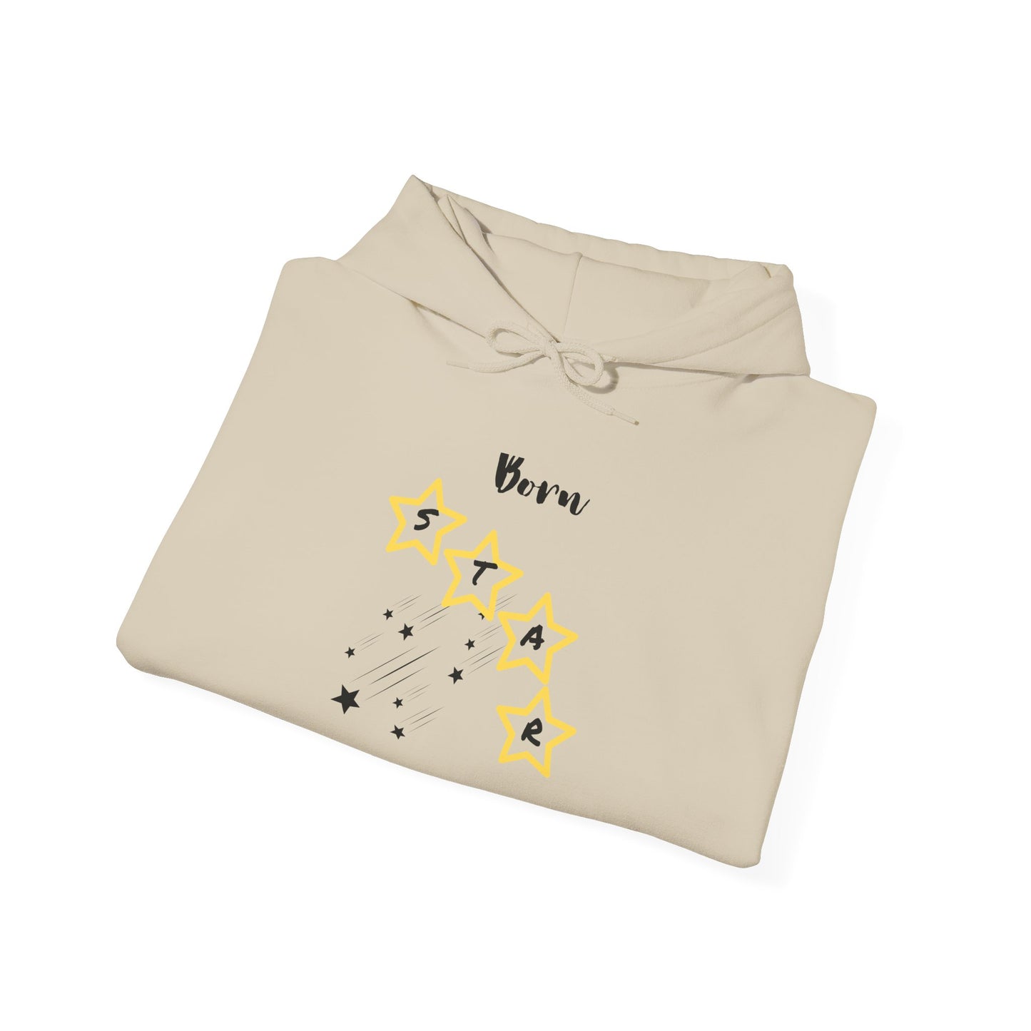 Hoodie — 'Born Star' Minimalist Star Constellation Pullover