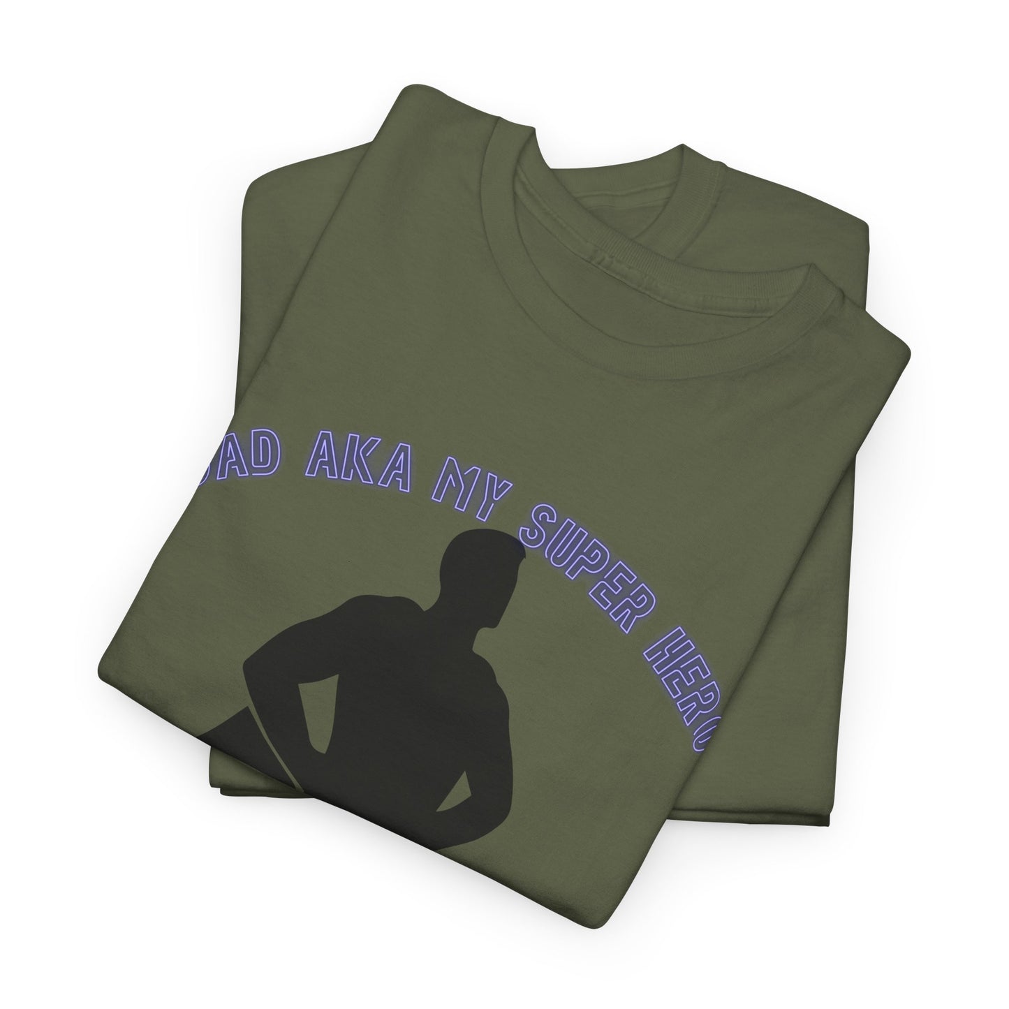 Superhero Dad T‑Shirt – “Dad Aka My Super Hero” Graphic Tee