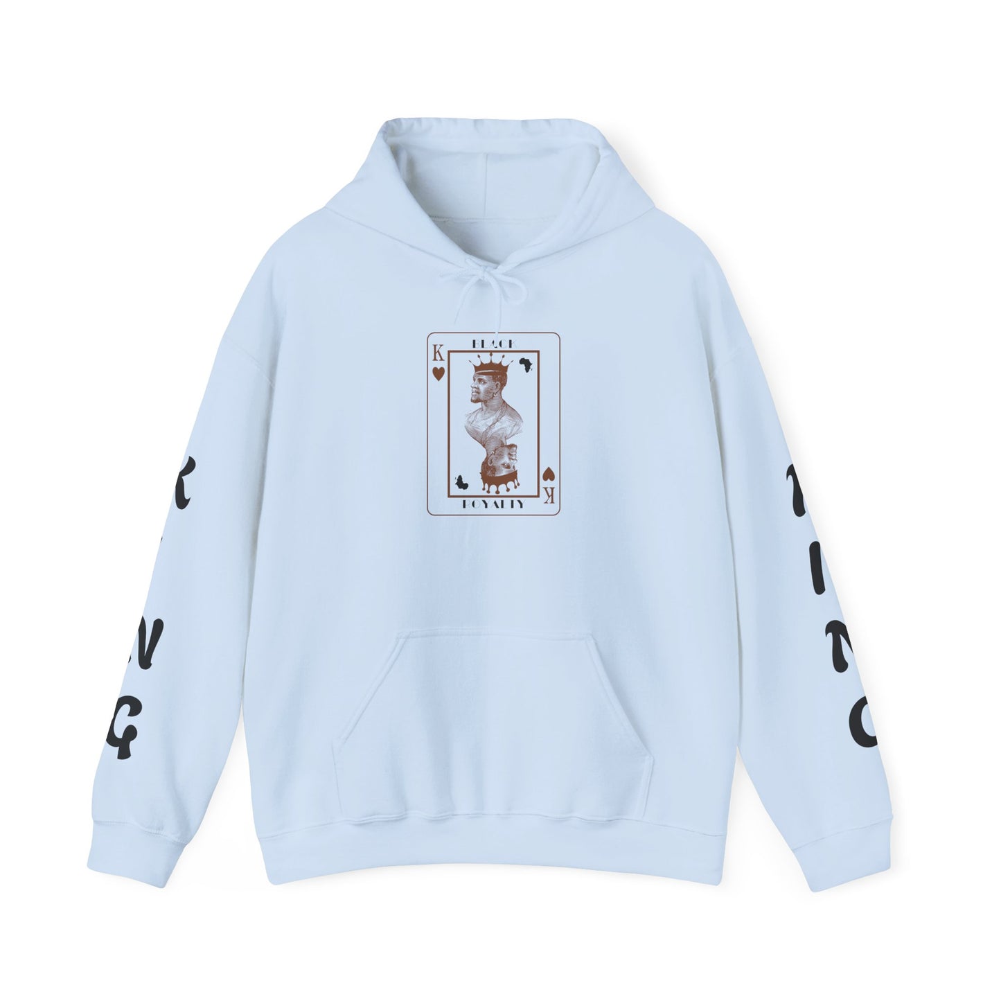 King of Hearts Hoodie — Classical Sculpture Playing Card Sweatshirt
