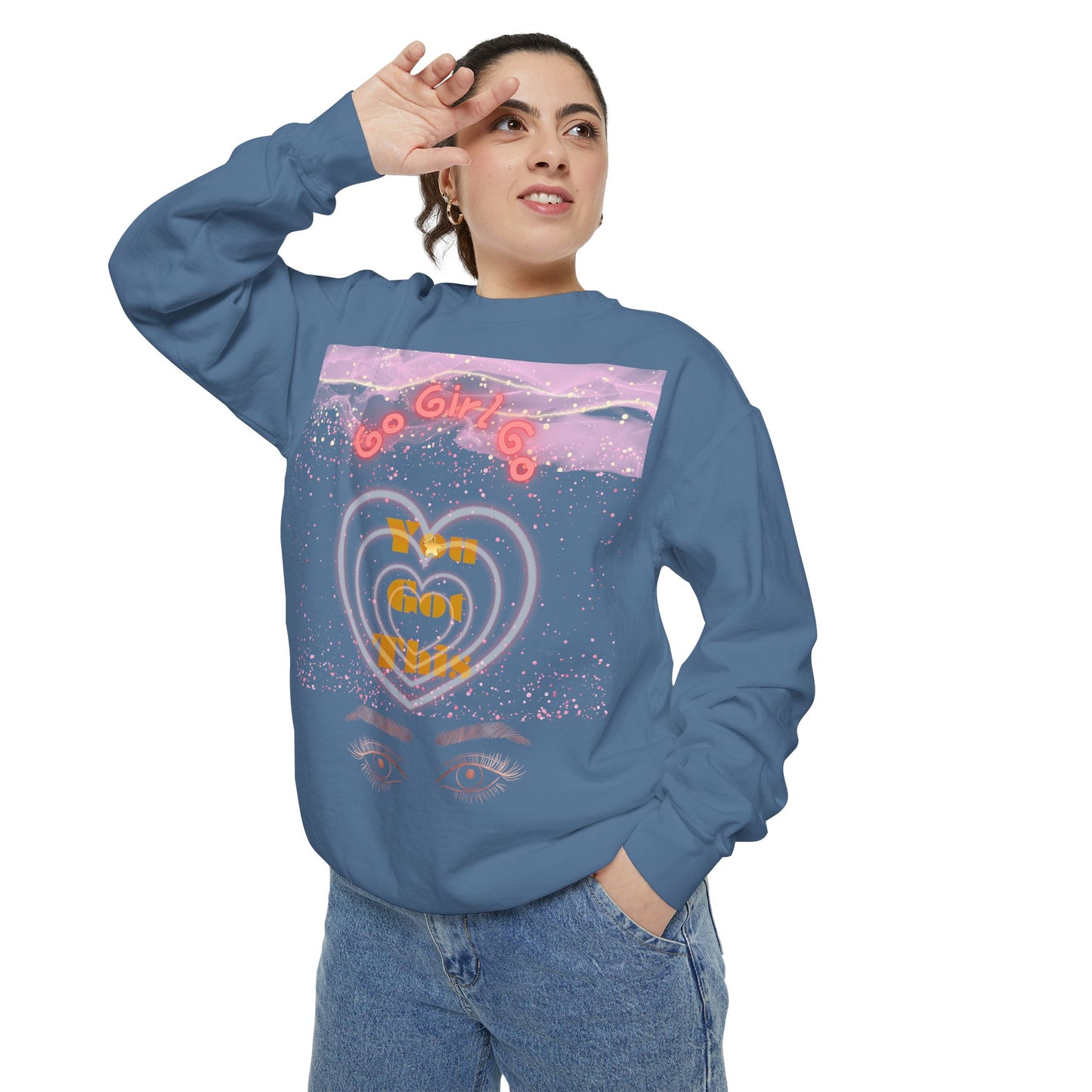 Go Girl Sweatshirt — 'You Got This' Motivational College Crewneck Sweatshirt