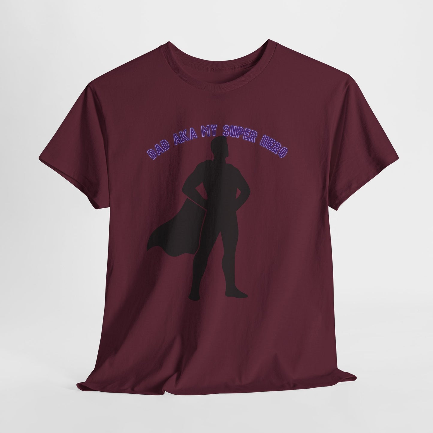 Superhero Dad T‑Shirt – “Dad Aka My Super Hero” Graphic Tee