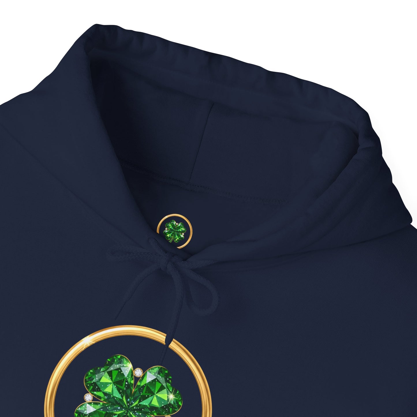 St. Patrick’s Day Lucky Pot Hoodie — Gold Pot of Money Shamrock Sweatshirt