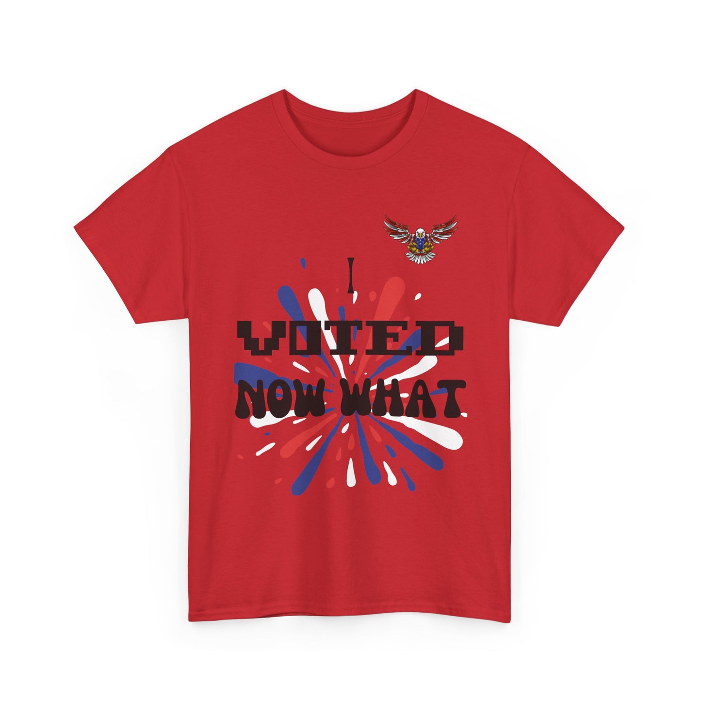 I Voted Unisex Heavy Cotton Tee - Celebrate Voting, Political Humor Shirt, Election Day Apparel, Gift for Voters, Mindful Fashion