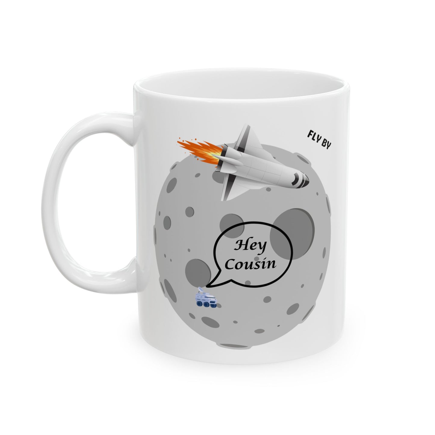 Cute Space Themed Ceramic Mug  (11oz, 15oz)