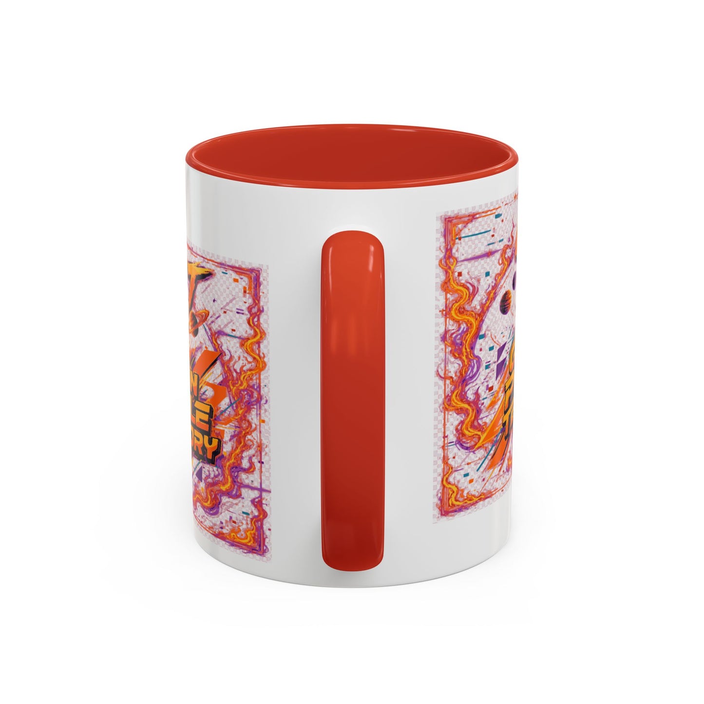 Accent Coffee Mug — "GPT: Grown People Territory" Bold Graphic Coffee Cup