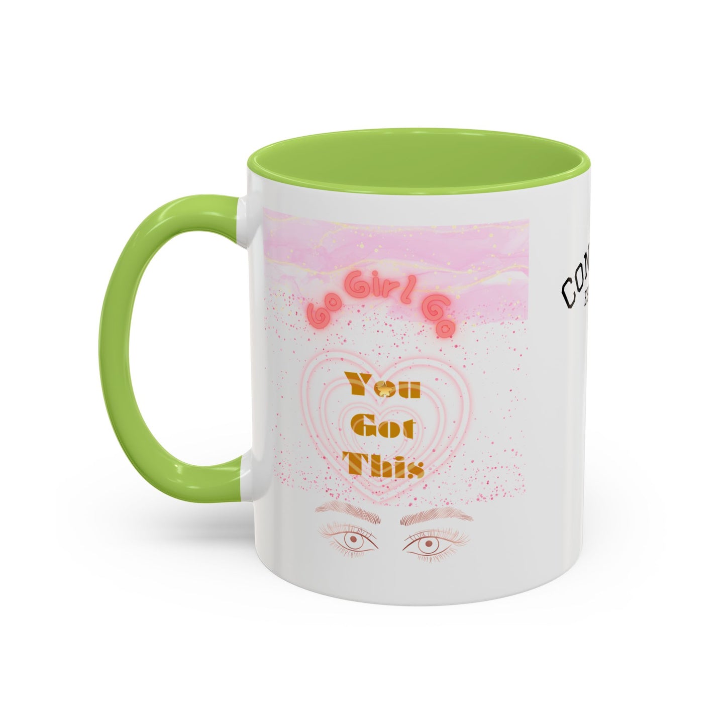 “Go Girl Go - You Got This” Motivational-Congrats Est. 2026 Accent Coffee Mug