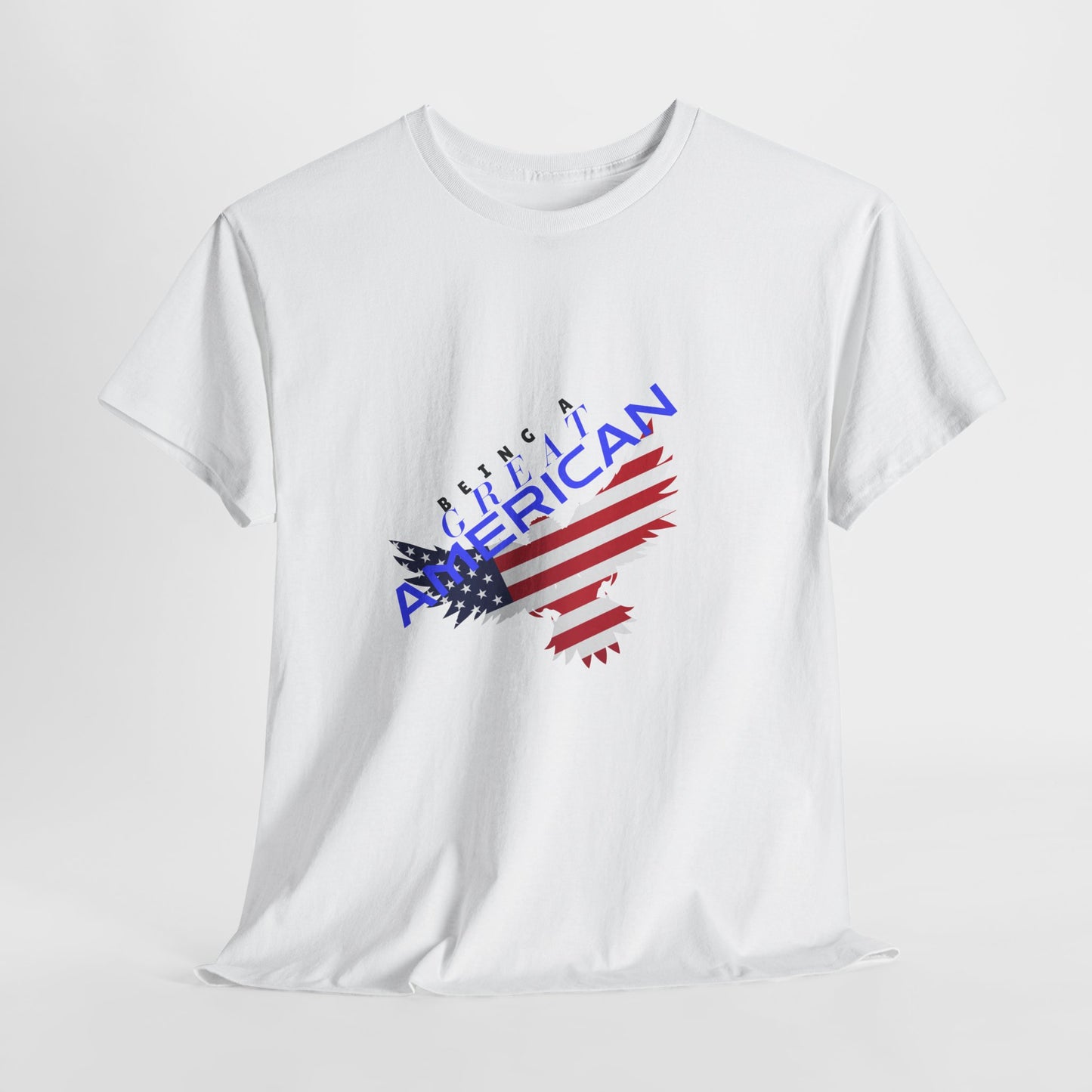 Patriotic American Flag Tee | Unisex Cotton Shirt, American Pride, Casual Summer Wear, Being a Good American Series