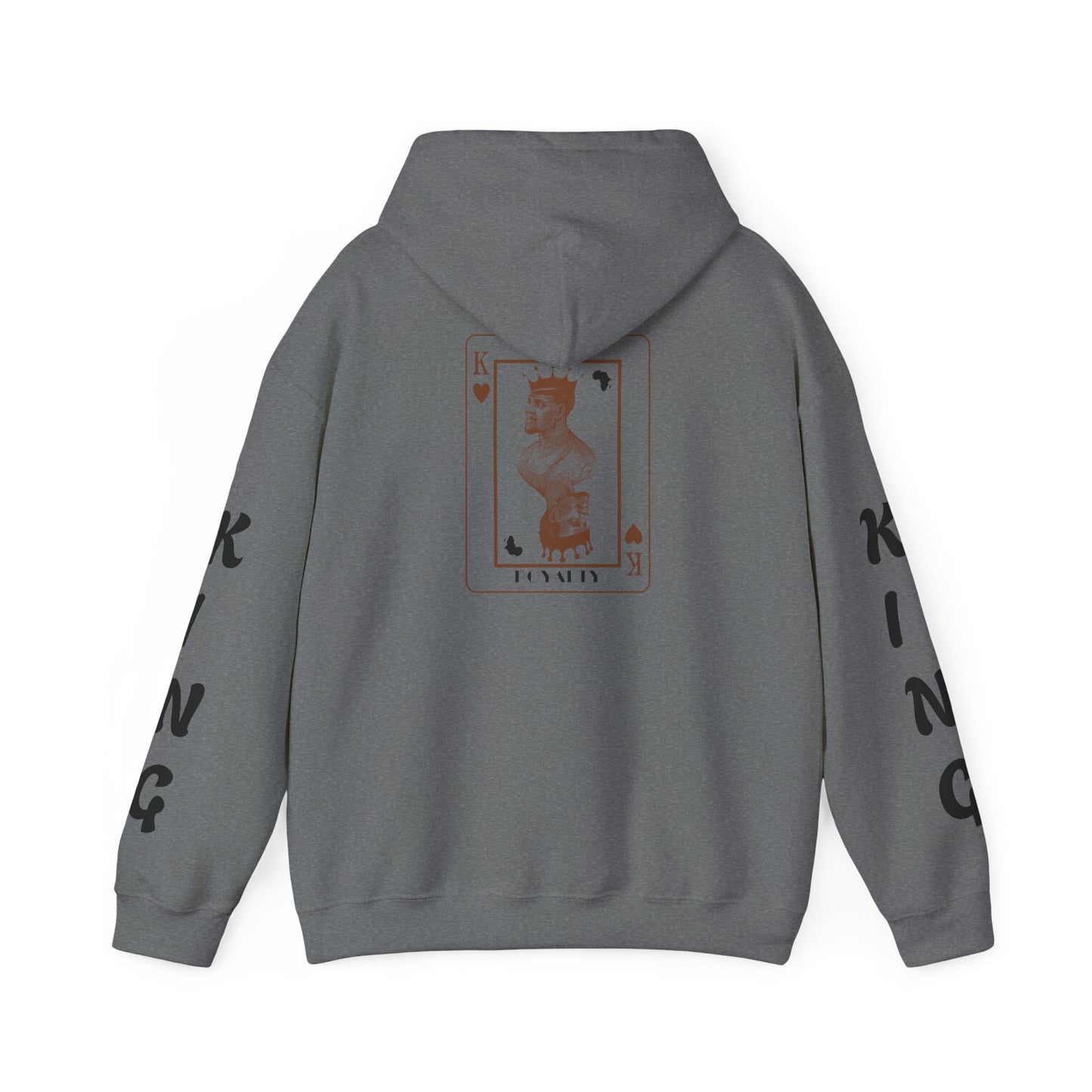 King of Hearts Hoodie — Classical Sculpture Playing Card Sweatshirt