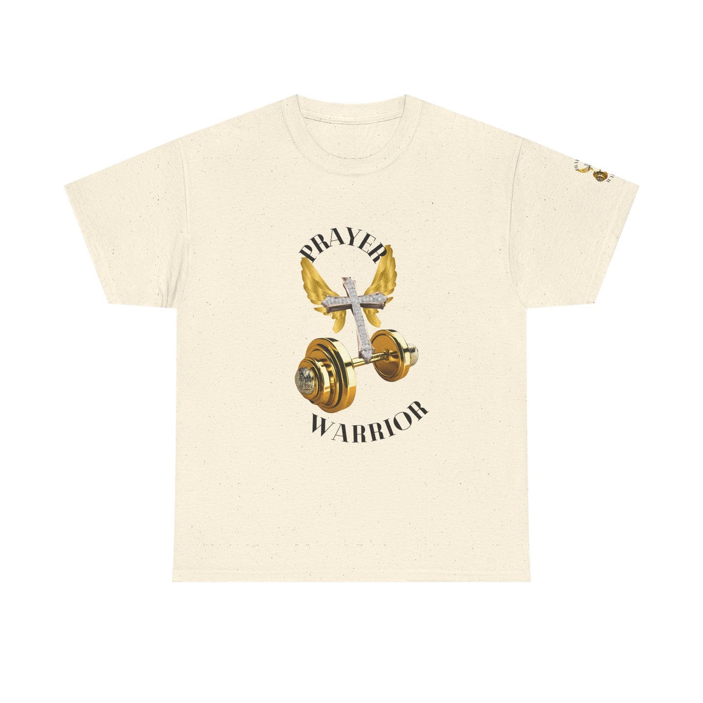 Holy: "Prayer Warrior" - Unisex Heavy Cotton Tee - Motivational T-Shirt (Adults)