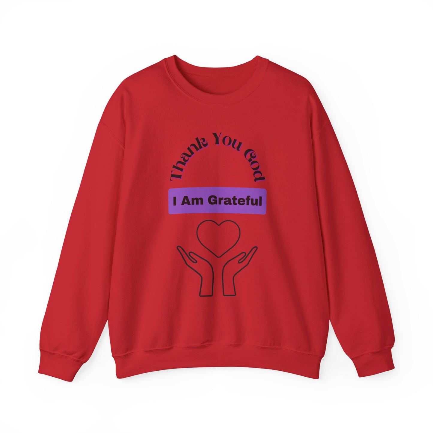 "I Am Grateful" - Crewneck Sweatshirt - Unisex Heavy Blend™