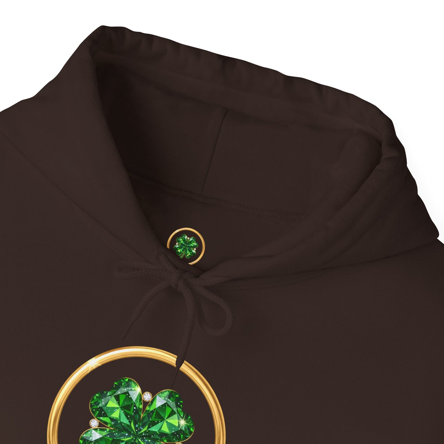 St. Patrick’s Day Lucky Pot Hoodie — Gold Pot of Money Shamrock Sweatshirt