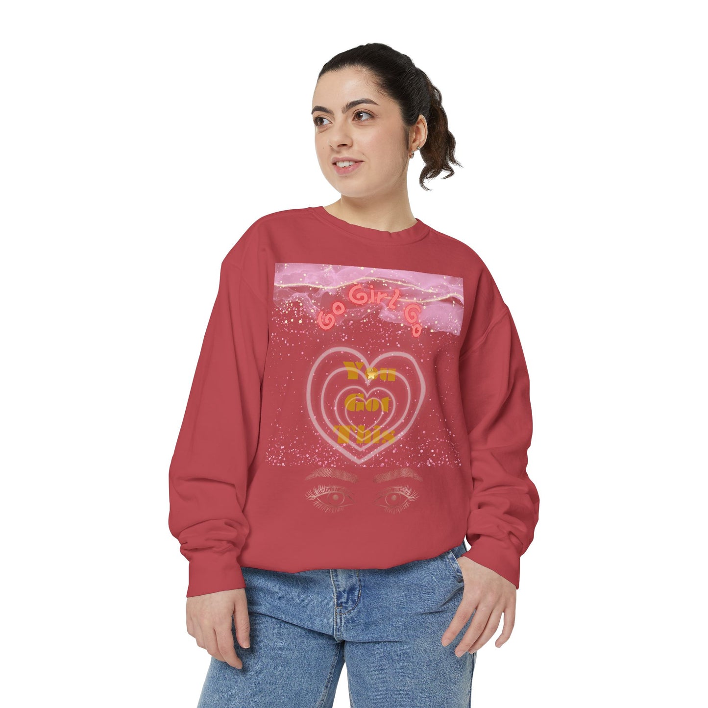 Go Girl Sweatshirt — 'You Got This' Motivational College Crewneck Sweatshirt