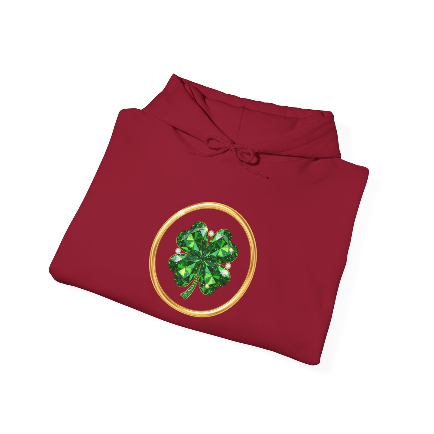 St. Patrick’s Day Lucky Pot Hoodie — Gold Pot of Money Shamrock Sweatshirt